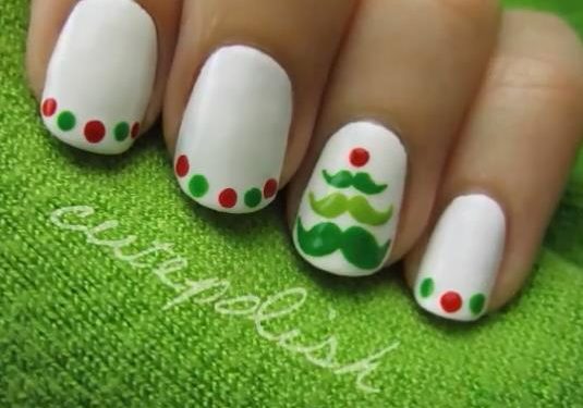 Inspiraçao: unhas para a festa de natal