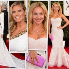 Golden Globes 2013 – Nude & White